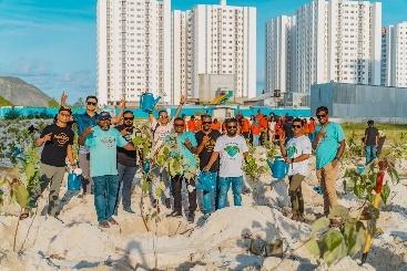 GoGreen 2026 plants 1,000 trees in HA. Dhidhdhoo